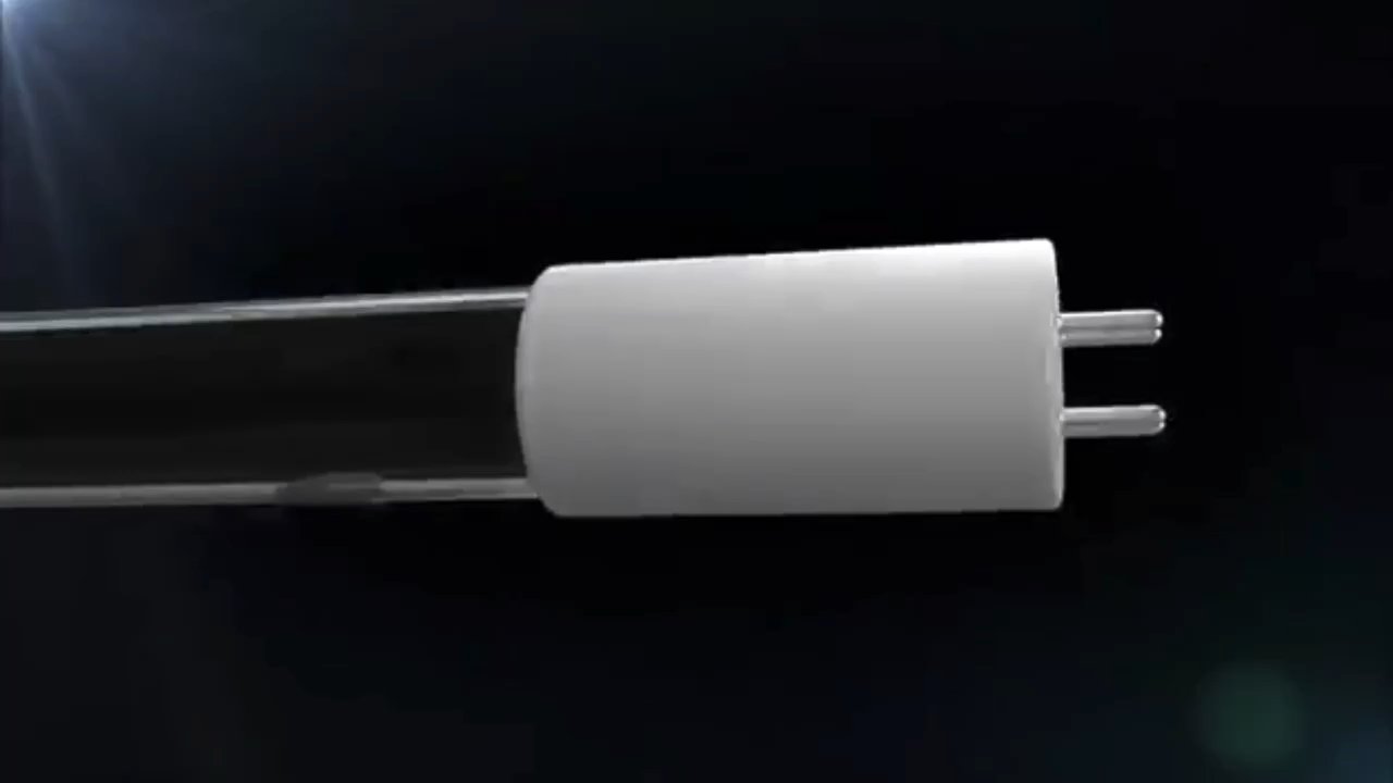UV lamp close-up